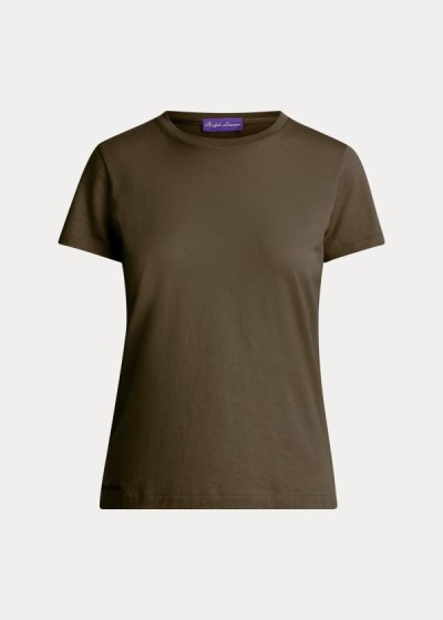 Women's Ralph Lauren Cotton Crewneck T Shirts | 604372ZJX